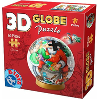 D-TOYS 3D Globe puzzle Máme radi Santu 60 dielikov