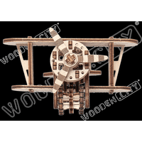 WOODEN CITY 3D puzzle Dvojplošník 63 dielov
