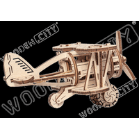WOODEN CITY 3D puzzle Dvojplošník 63 dielov