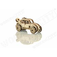 WOODEN CITY 3D puzzle mini sada Widgets: Historické vozidlá 35 dielikov