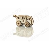 WOODEN CITY 3D puzzle mini sada Widgets: Historické vozidlá 35 dielikov