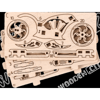 WOODEN CITY 3D puzzle mini Widgets: Chopper 22 dielikov