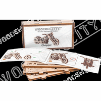 WOODEN CITY 3D puzzle mini Widgets: Chopper 22 dielikov