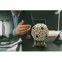WOODEN CITY 3D puzzle Multifunkčný organizér - Futbalová lopta 175 dielov