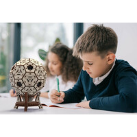 WOODEN CITY 3D puzzle Multifunkčný organizér - Futbalová lopta 175 dielov