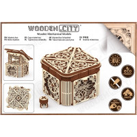 WOODEN CITY 3D puzzle Tajomná schránka 176 dielov