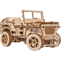 WOODEN CITY 3D puzzle Terénne auto - džíp 4x4, 570 dielikov