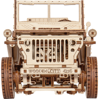 WOODEN CITY 3D puzzle Terénne auto - džíp 4x4, 570 dielikov