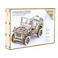 WOODEN CITY 3D puzzle Terénne auto - džíp 4x4, 570 dielikov