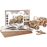 WOODEN CITY 3D puzzle Terénne auto - džíp 4x4, 570 dielikov