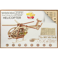 WOODEN CITY 3D puzzle Vrtuľník 173 dielov
