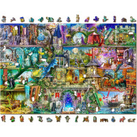 WOODEN CITY Drevené puzzle Bola raz jedna rozprávka 2v1, 2000 dielikov EKO WOODEN CITY Drevené puzzle Bola raz jedna rozprávka 2v1, 2000 dielikov EKO