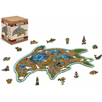 WOODEN CITY Drevené puzzle Klenoty mora 250 dielikov EKO