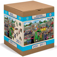 WOODEN CITY Drevené puzzle Parížske námestie v Berlíne 2v1, 200 dielikov EKO