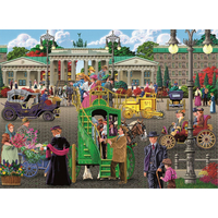 WOODEN CITY Drevené puzzle Parížske námestie v Berlíne 2v1, 200 dielikov EKO