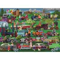 WOODEN CITY Drevené puzzle Veteráni 2v1, 505 dielikov EKO