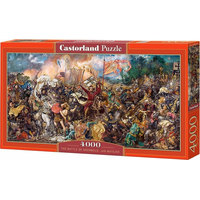 CASTORLAND Puzzle Bitka pri Grunwalde 4000 dielikov