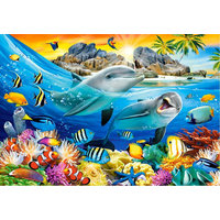 CASTORLAND Puzzle Delfíny v trópoch 1000 dielikov