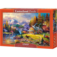 CASTORLAND Puzzle Domček v horách 1500 dielikov