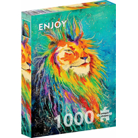 ENJOY Puzzle Dúhový lev 1000 dielikov