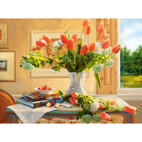CASTORLAND Puzzle Kvetinové zátišie 3000 dielikov