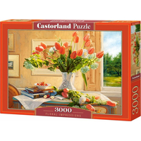 CASTORLAND Puzzle Kvetinové zátišie 3000 dielikov