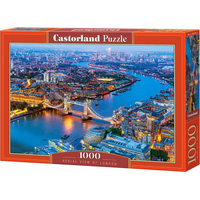 CASTORLAND Puzzle Letecký pohľad na Londýn 1000 dielikov