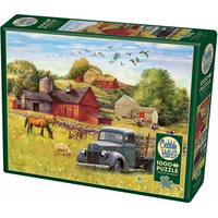 COBBLE HILL Puzzle Letné popoludnie na farme 1000 dielikov