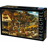 D-TOYS Puzzle Holandské príslovia 1000 dielikov
