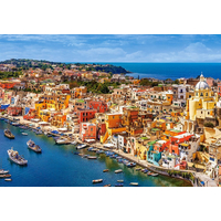 CASTORLAND Puzzle Prístav Corricella, Taliansko 1500 dielikov