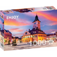 ENJOY Puzzle Radničné námestie, Brašov, Rumunsko 1000 dielikov