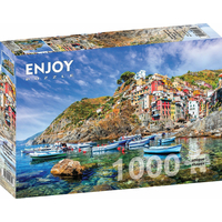 ENJOY Puzzle Riomaggiore, Cinque Terre, Taliansko 1000 dielikov