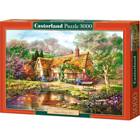 CASTORLAND Puzzle Súmrak pri rybníku 3000 dielikov