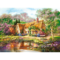 CASTORLAND Puzzle Súmrak pri rybníku 3000 dielikov