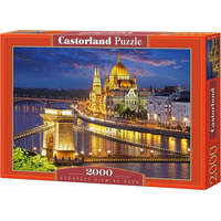 CASTORLAND Puzzle Súmrak v Budapešti 2000 dielikov