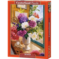 CASTORLAND Puzzle Zátišie s hortenziami 1000 dielikov