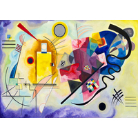 ENJOY Puzzle Vassily Kandinsky: Žltá červená modrá 1000 dielikov