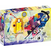 ENJOY Puzzle Vassily Kandinsky: Žltá červená modrá 1000 dielikov