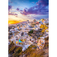 ENJOY Puzzle Západ slnka nad Santorini 1000 dielikov