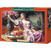 CASTORLAND Puzzle Žena vo fialových šatách 3000 dielikov