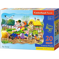 CASTORLAND Puzzle O veľkej repe MAXI 20 dielikov