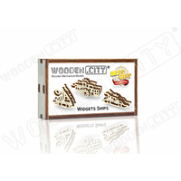 WOODEN CITY 3D puzzle mini sada Widgets: Lode 28 dielikov