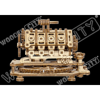 WOODEN CITY 3D puzzle Motor V8, 200 dielov