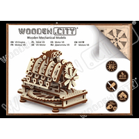 WOODEN CITY 3D puzzle Motor V8, 200 dielov