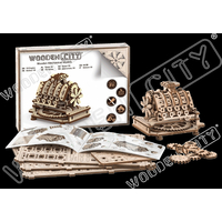 WOODEN CITY 3D puzzle Motor V8, 200 dielov