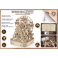 WOODEN CITY 3D puzzle Ruský bicykel 470 dielov