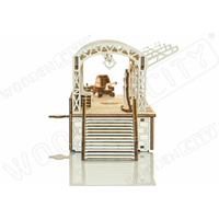 WOODEN CITY 3D puzzle Železničná stanica 175 dielov
