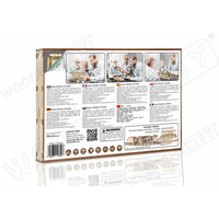 WOODEN CITY 3D puzzle Železničná stanica 175 dielov