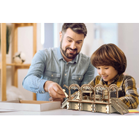 WOODEN CITY 3D puzzle Železničná stanica 175 dielov