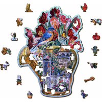 WOODEN CITY Drevené puzzle Skrytá záhradná kanva 250 dielikov EKO